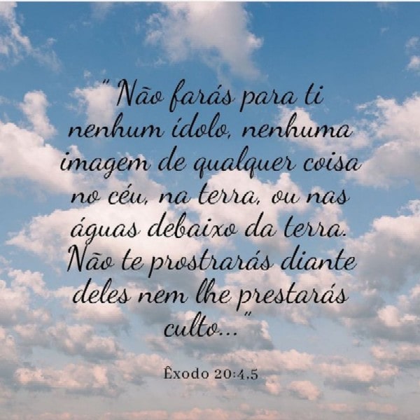 Êxodo 20:4-5