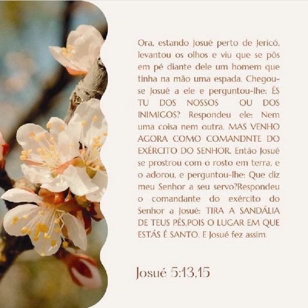 Josué 5:13, 15