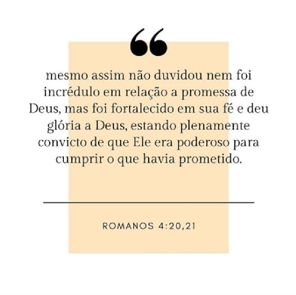 Romanos 4:20