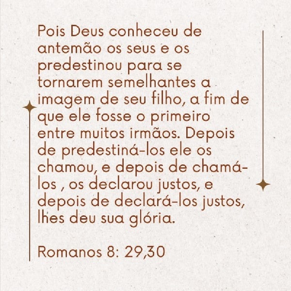 Romanos 8:29-30