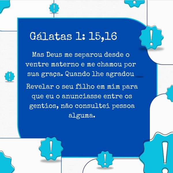 Gálatas 1:15-16