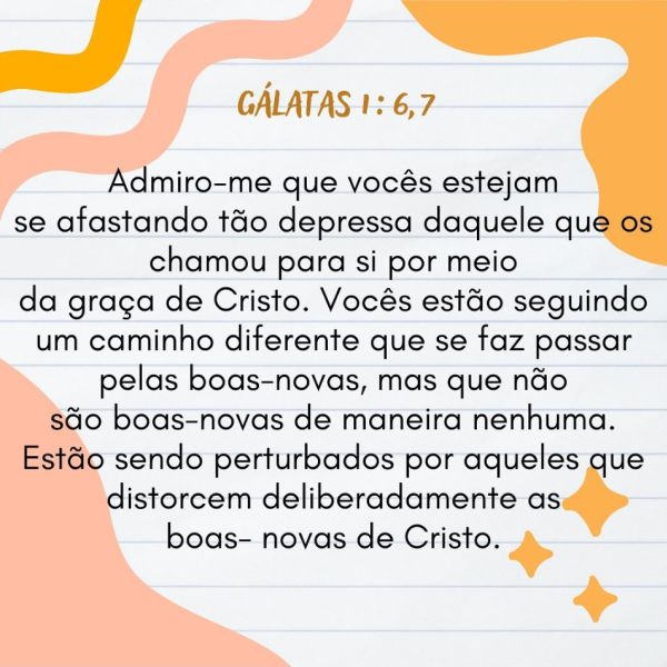 Gálatas 1:6-7