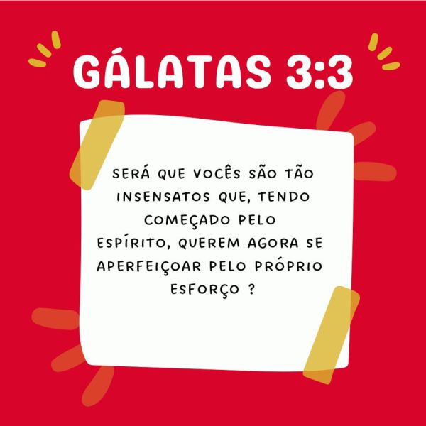 Gálatas 3:3