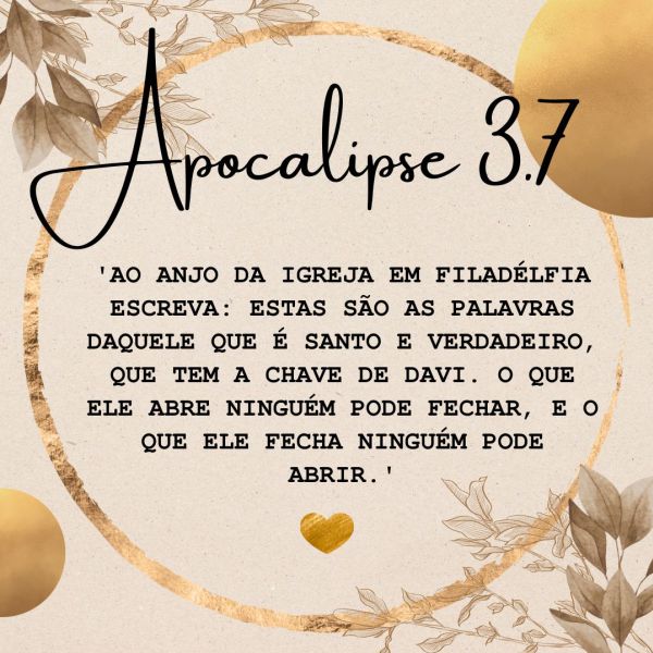 Apocalipse 3:7