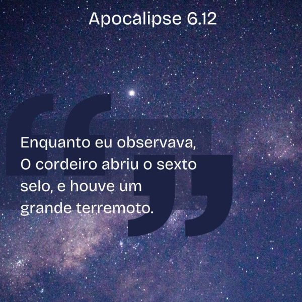 Apocalipse 6:12-17