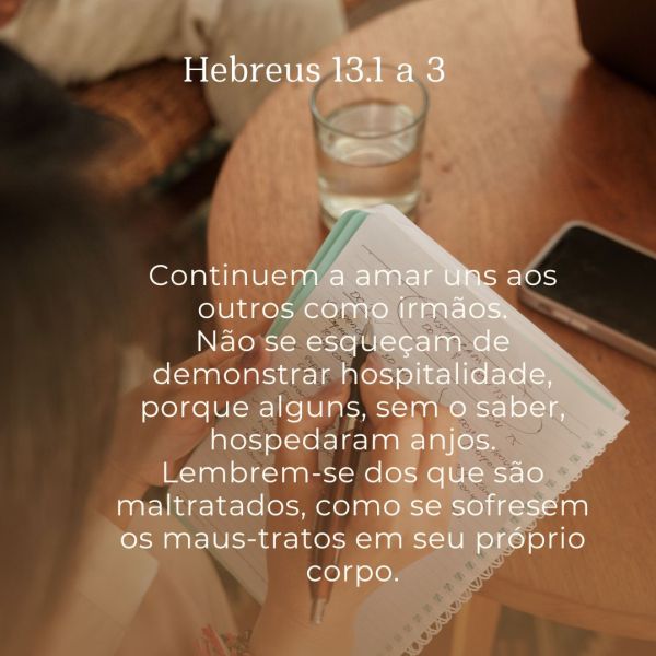 Hebreus 13:1-3