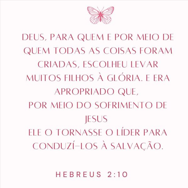 Hebreus 2:10