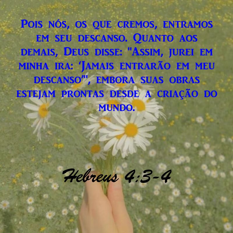 Hebreus 4:3