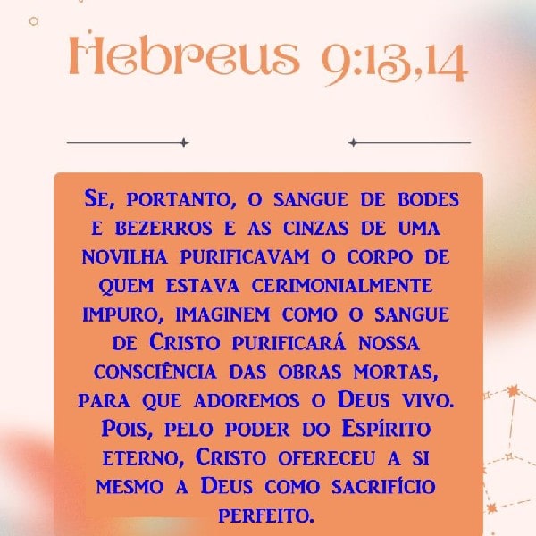Hebreus 9:13-14