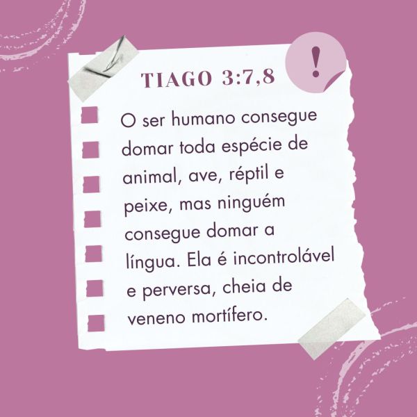 Tiago 3:7-8