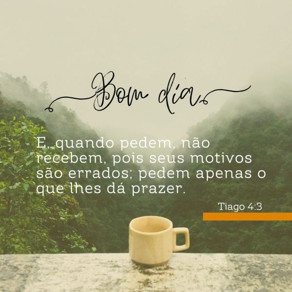 Tiago 4:3