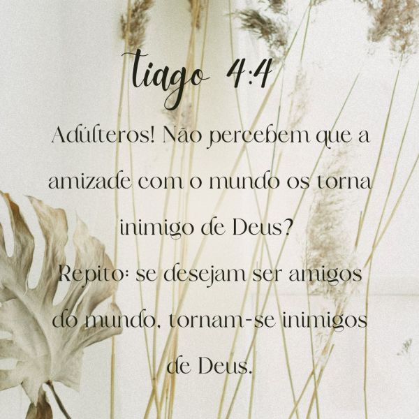 Tiago 4:4