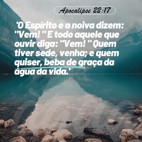 Apocalipse 22:17