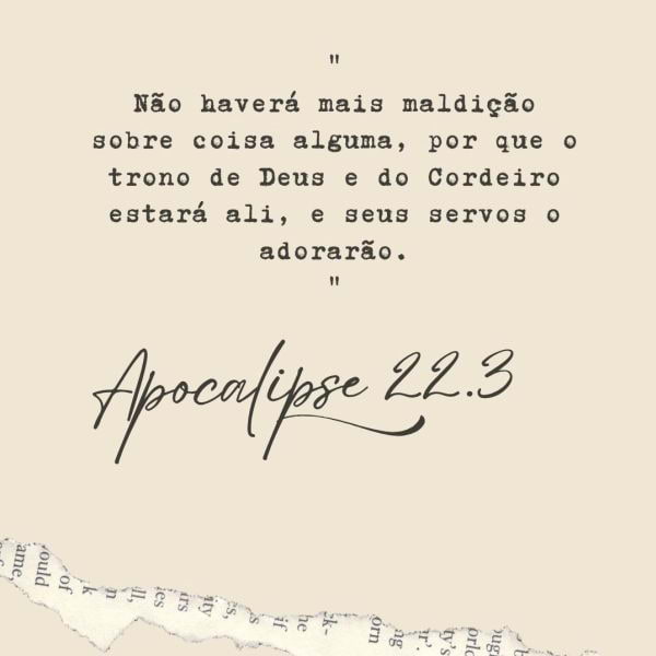 Apocalipse 22:3-5