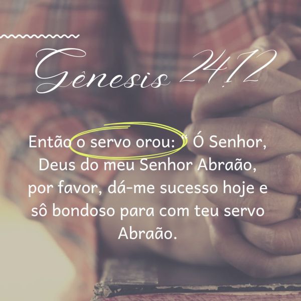 Gênesis 24:12-28