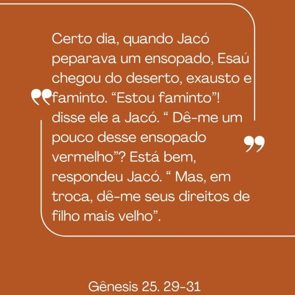 Gênesis 25:29-31