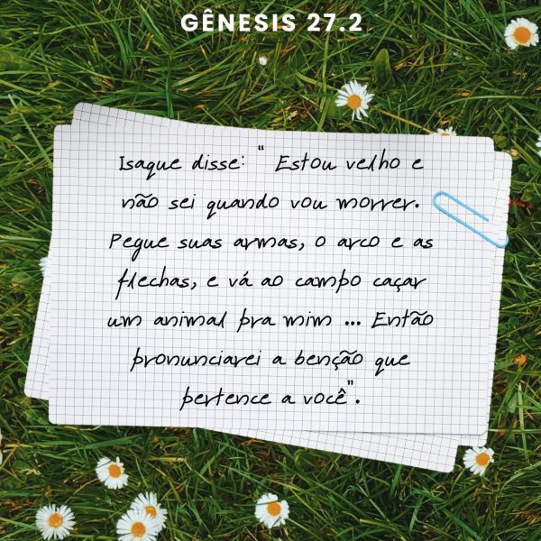 Gênesis 27:1-4