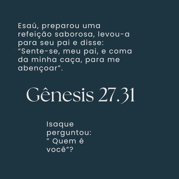 Gênesis 27:31-45